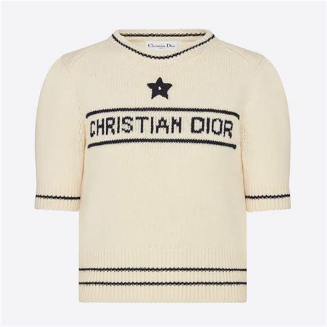 christian dior' short-sleeved sweater|Christian Dior sweatshirt women.